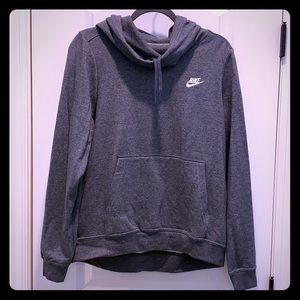 Nike Fleece Funnel Neck Hoodie Size Large